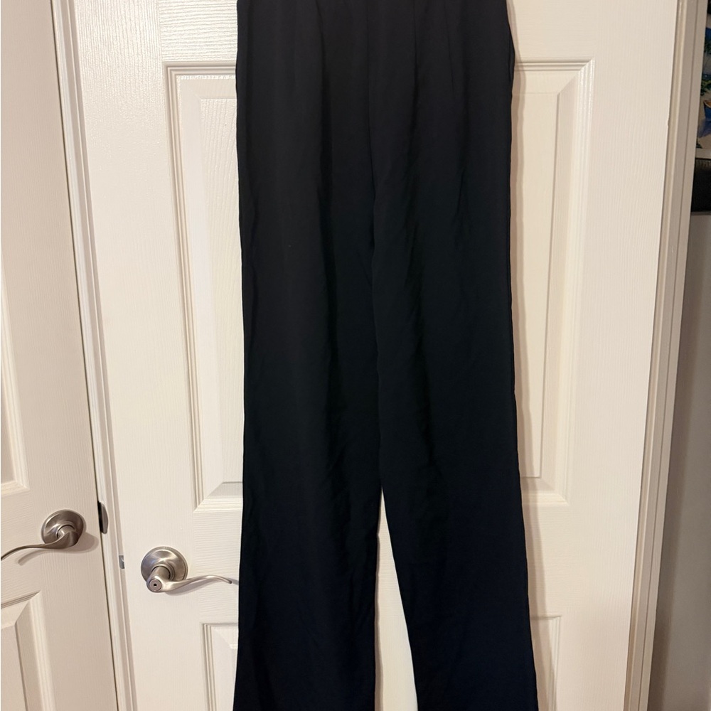Stradivarius Black Wide Leg Women's Pants - Picture 2 of 5